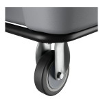 Lavex 12 Cubic Foot Gray Cube Truck (600 lb. Capacity)