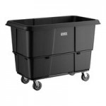 Lavex 12 Cubic Foot Gray Cube Truck (600 lb. Capacity)