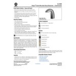 Bradley Verge Crestt 6-3100-RFT-BS Brushed Stainless Steel Deck-Mounted Automatic Foam Soap Dispenser with 70.5 oz. Tank Bradley Verge Crestt 6-3100-RFT-BS Brushed Stainless Steel Deck-Mounted Automatic Foam Soap Dispenser with 70.5 oz. Tank