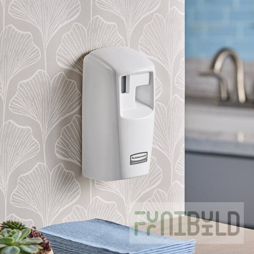 Rubbermaid® 1793532 Microburst 3000 LCD White Metered Aerosol Air Freshener System