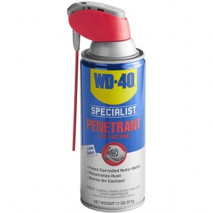 WD-40 300004 Specialist 11 oz. Rust Release Penetrant Spray with Smart Straw - 6/Case WD-40 300004 Specialist 11 oz. Rust Release Penetrant Spray with Smart Straw - 6/Case