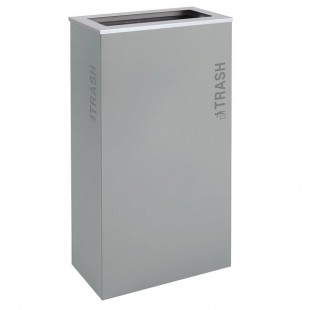 Ex-Cell Kaiser RC-KD17-T BT-HMG Black Tie Kaleidoscope Hammered Gray 17 Gallon Rectangular Trash Can Ex-Cell Kaiser RC-KD17-T BT-HMG Black Tie Kaleidoscope Hammered Gray 17 Gallon Rectangular Trash Can