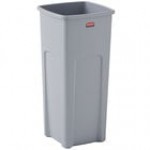 Rubbermaid® FG356973BLUE Untouchable 23 Gallon Blue Square Recycling Container