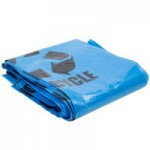 Rubbermaid® FG356973BLUE Untouchable 23 Gallon Blue Square Recycling Container