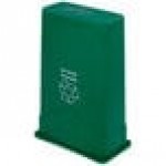 Carlisle 342023REC09 Trimline 23 Gallon Green Slim Rectangular Recycle Bin Carlisle 342023REC09 Trimline 23 Gallon Green Slim Rectangular Recycle Bin