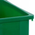 Carlisle 342023REC09 Trimline 23 Gallon Green Slim Rectangular Recycle Bin Carlisle 342023REC09 Trimline 23 Gallon Green Slim Rectangular Recycle Bin