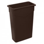 Carlisle 342023REC09 Trimline 23 Gallon Green Slim Rectangular Recycle Bin Carlisle 342023REC09 Trimline 23 Gallon Green Slim Rectangular Recycle Bin