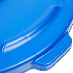 Rubbermaid® 1779733 BRUTE 55 Gallon Blue Round Trash Can Lid