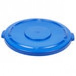 Rubbermaid® 1779733 BRUTE 55 Gallon Blue Round Trash Can Lid
