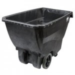 Rubbermaid® 1779733 BRUTE 55 Gallon Blue Round Trash Can Lid