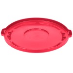 Rubbermaid® FG265400RED BRUTE 55 Gallon Red Round Trash Can Lid Rubbermaid® FG265400RED BRUTE 55 Gallon Red Round Trash Can Lid