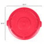 Rubbermaid® FG265400RED BRUTE 55 Gallon Red Round Trash Can Lid Rubbermaid® FG265400RED BRUTE 55 Gallon Red Round Trash Can Lid
