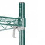 Metro 5A357K3 Stationary Super Erecta Adjustable 2 Series Metroseal Green Wire Shelving Unit - 18