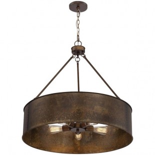 SATCO/NUVO Kettle 5-Light Pendant Light with Weathered Brass Finish - 120V, 60W SATCO/NUVO Kettle 5-Light Pendant Light with Weathered Brass Finish - 120V, 60W