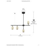 Globe 4-Light Modern / Contemporary Geometrical Matte Black / Matte Brass Adjustable Height Track Light - 120V, 50W Globe 4-Light Modern / Contemporary Geometrical Matte Black / Matte Brass Adjustable Height Track Light - 120V, 50W
