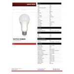 Satco S29835 9.8W Dimmable Frosted LED Lamp, 800 Lumens, 2700K (A19) Satco S29835 9.8W Dimmable Frosted LED Lamp, 800 Lumens, 2700K (A19)