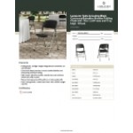 Lancaster Table & Seating Black Contoured Injection-Molded Folding Chair with Charcoal Frame and Gray Legs - 4/Case