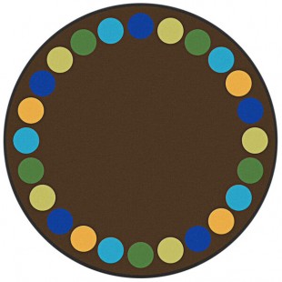 Joy Carpets Kid Essentials Lots Of Dots 13' 2 Joy Carpets Kid Essentials Lots Of Dots 13' 2