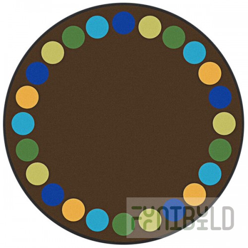 Joy Carpets Kid Essentials Lots Of Dots 13' 2