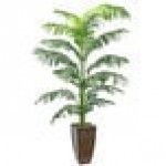 LCG Sales 6 1/2' Artificial Areca Palm Tree in Copper Deco Metal Planter LCG Sales 6 1/2' Artificial Areca Palm Tree in Copper Deco Metal Planter