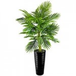 LCG Sales 6 1/2' Artificial Areca Palm Tree in Copper Deco Metal Planter LCG Sales 6 1/2' Artificial Areca Palm Tree in Copper Deco Metal Planter