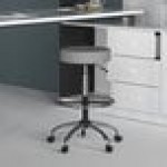 Boss B16240-GY Caressoft Gray Vinyl Medical / Drafting Stool Boss B16240-GY Caressoft Gray Vinyl Medical / Drafting Stool