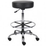 Boss B16240-GY Caressoft Gray Vinyl Medical / Drafting Stool Boss B16240-GY Caressoft Gray Vinyl Medical / Drafting Stool