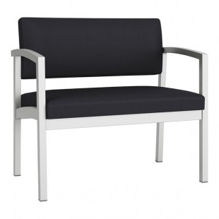 Lesro Lenox Steel Patriot Plus Black Vinyl Bariatric Guest Arm Chair Lesro Lenox Steel Patriot Plus Black Vinyl Bariatric Guest Arm Chair