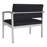 Lesro Lenox Steel Patriot Plus Black Vinyl Bariatric Guest Arm Chair Lesro Lenox Steel Patriot Plus Black Vinyl Bariatric Guest Arm Chair