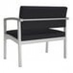 Lesro Lenox Steel Patriot Plus Black Vinyl Bariatric Guest Arm Chair Lesro Lenox Steel Patriot Plus Black Vinyl Bariatric Guest Arm Chair