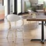 Lancaster Table & Seating Bistro Gray Teslin Outdoor Arm Chair Lancaster Table & Seating Bistro Gray Teslin Outdoor Arm Chair