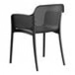 Lancaster Table & Seating Rio Black Stone Resin Arm Chair Lancaster Table & Seating Rio Black Stone Resin Arm Chair