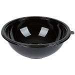 Fineline 5160-BK Super Bowl 160 oz. Black PET Plastic Bowl - 25/Case Fineline 5160-BK Super Bowl 160 oz. Black PET Plastic Bowl - 25/Case