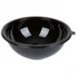 Fineline 5160-BK Super Bowl 160 oz. Black PET Plastic Bowl - 25/Case Fineline 5160-BK Super Bowl 160 oz. Black PET Plastic Bowl - 25/Case