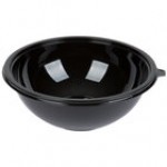 Fineline 5160-BK Super Bowl 160 oz. Black PET Plastic Bowl - 25/Case Fineline 5160-BK Super Bowl 160 oz. Black PET Plastic Bowl - 25/Case