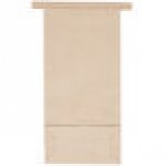 Bagcraft Packaging 300249 1 lb. EcoCraft Grease Resistant Stand-Up Kraft Window Bag with Tin Tie Closure - 500/Case