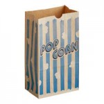 Bagcraft Packaging 300249 1 lb. EcoCraft Grease Resistant Stand-Up Kraft Window Bag with Tin Tie Closure - 500/Case