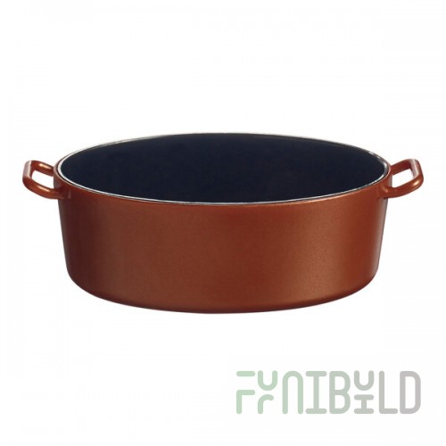 Solia Eskoffie 1.5 oz. Copper and Black Mini Plastic Pot - 240/Case