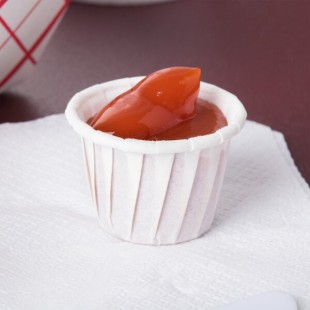 Solo 075 0.75 oz. White Paper Souffle / Portion Cup - 250/Pack Solo 075 0.75 oz. White Paper Souffle / Portion Cup - 250/Pack