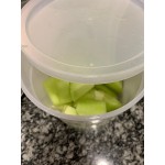86 oz. Translucent Round Deli Container and Lid Combo Pack - 10/Pack