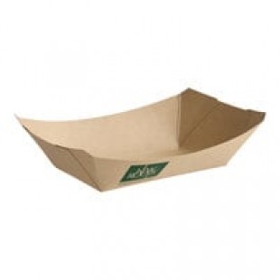 World Centric NoTree #100 1 lb. Compostable Food Tray - 1,000/Case