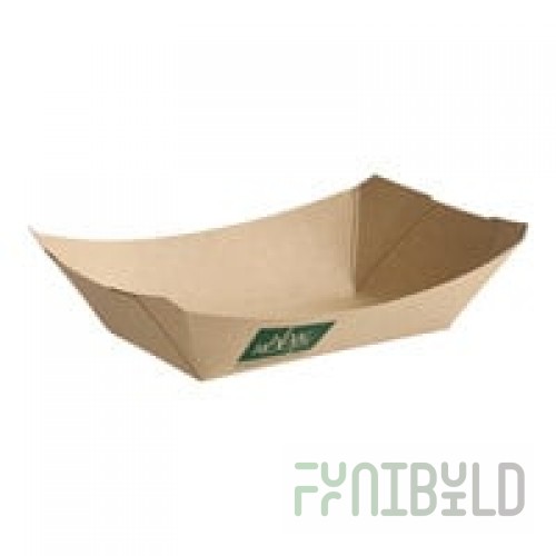 World Centric NoTree #100 1 lb. Compostable Food Tray - 1,000/Case