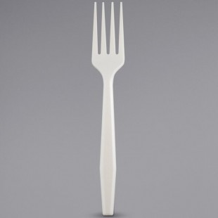 Fineline 42CBUF.WH Conserveware White CPLA Fork - 1,000/Case