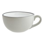 Acopa Embers 10 oz. Gray Matte Stoneware Cup - Sample