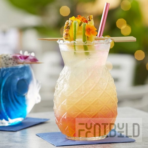 Acopa 20 oz. Pineapple Glass - Sample