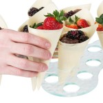 Cal-Mil GC256-43 Glacier 22-Hole Cone Passing Tray