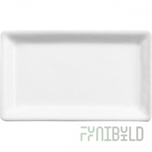 GET Bugambilia Fit Perfect Mod White Aluminum Serving Platter / Lid for 1/9 Size Food Pans LCIH1/9-MOD-WW