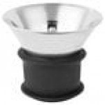 GET GL-CRF-42 Silhouette 38 oz. Glass Decanter with Dripless Stainless Steel Lid