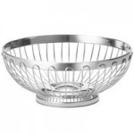 TableCraft 6176 Regent Large Oval Stainless Steel Basket - 11