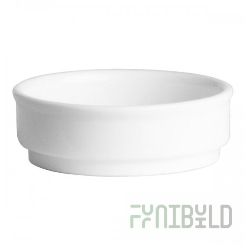 Folio Parliament from Steelite International 2.5 oz. Stack Condiment Tray - 12/Case